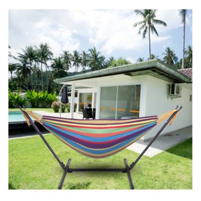 China YASN YS-4002 Heavy Duty Portable 2 Person Outdoor Hammock Comfortable Double Hammock Stand With Stand for sale