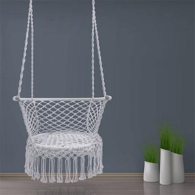 China YASN YS-4052 Modern Hammock Swing Garden Cotton Macrame Swing Hanging Rope Around Chair Hammock for sale