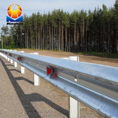 China Road W Beam Road Galvanized Terminal Guardrail Traffic Crash Barrier Road Guardrail Roll Forming Machine Guardrail for sale