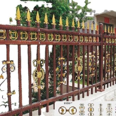 China Traditional High Quality Outdoor Pergola Zinc Steel Privacy Fence Fence Panel for sale