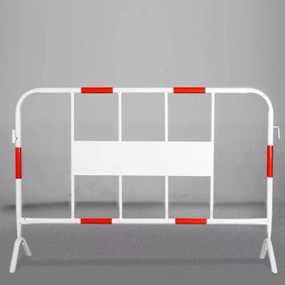 China Best Price Easily Collected Road Crowd Control Orange Pedestrians Steel Concert Used Barricade Security Metal Barrier Fencing for sale