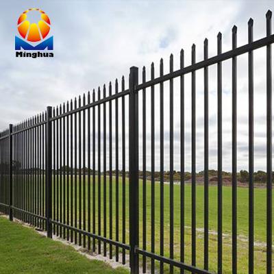 China Easily Assembled Decorative Wpc Compounds Powder Spear Garden Fence Coated Steel Top Fence Garden Fence Wholesale for sale