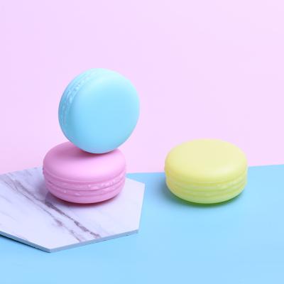 China Colorful Cute Macaron 10g Lip Balm Container 10ml PP Pink Purple Blue Red Yellow Lip Balm Cosmetic Container for sale