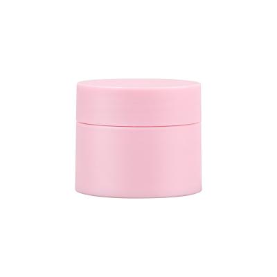 China Mini 5g mini jar 10g luxury pink cream sunscreen cream cosmetic jars, frosted blue black eye cream jar jar for sale