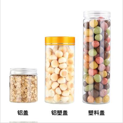 China Popular 30ml/50ml/60ml/80ml/100ml/120ml/150ml/200ml/250ml/300ml/500ml/800ml/1000ml Plastic PET Jar Jars, Cosmetic Containers With Lids for sale