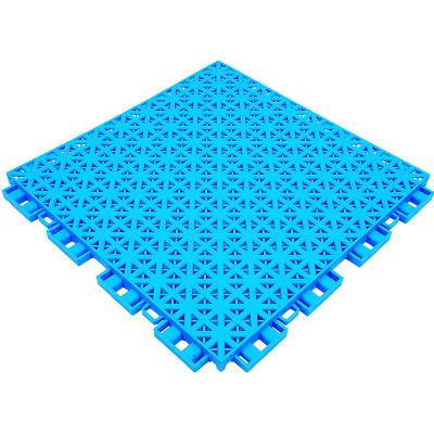 China Waterproof Modern PP Plastic Grid Flooring Tongue And Groove Flooring for sale