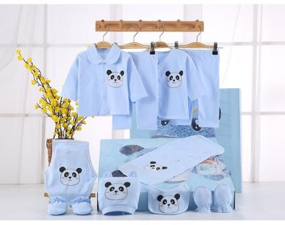 China Antibacterial Wholesale Cotton Baby Clothes Newborn Baby Clothes Gift Sets for sale