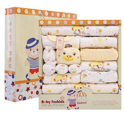 China 2021 Newborn Full Moon Baby Clothing Set Gift Box Set Antibacterial Cotton Baby Clothes Spring Spring Autumn And Winter for sale