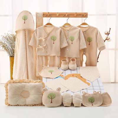 China Wholesale Antibacterial Newborn Baby Gift Box Pure Cotton Clothing Sets Casual Newborn Baby Clothes Set For Four Seasons for sale