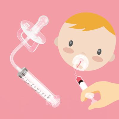 China Feeding Silicone Baby Medicine Baby Syringe 10ml BPA Free Feeding Set Nipple Type for sale