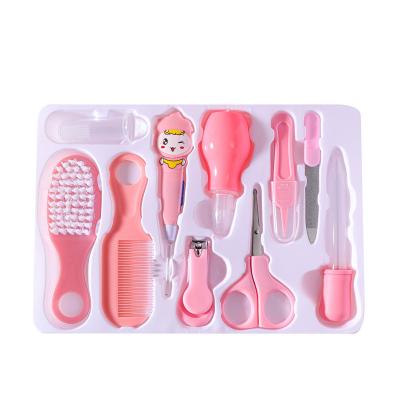 China Protect Newborn Baby Nursery Health Care Set 10pcs with Baby Grooming Tool Kit Baby Care Kit Maker Newborn Baby Gift Set for sale