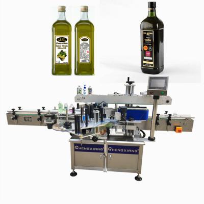 China September Super Automatic Flat Round Square Side Double Bottle Promotion Beverage Labeling Machine for sale