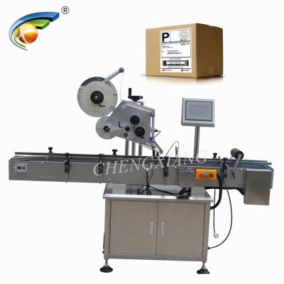 China Beverage Shanghai Maker Box Labeling Machine , Carton Corner Label Applicator for sale