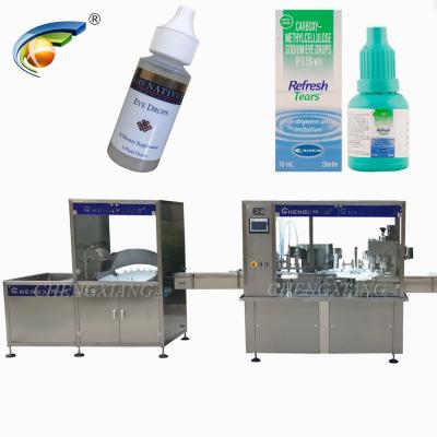 China Discount price eye drop filler machine production line, 5ml 10ml chemical eyedrop filler and capper for sale