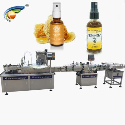 China Chemical Customized 30ml Bottle Propolis Spray Filling Machine Line, 20ml Propolis Spray Filling Machine for sale