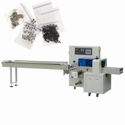 China Food Packaging Machine Bags , Plastic Film Flow Wrapping Machine For Metal Material for sale