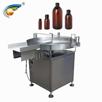 China automatic beverage turntable for packaging machine, bottle turntable accumulator for sale