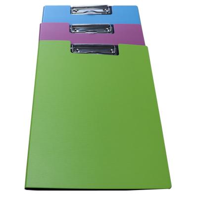 China Transparent Plastic Clipboard Color Letter Size Low Profile Clip for sale