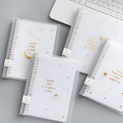 China Cute High Capacity PP Spiral Notebook Dividers A5A6 Personal Planner Index Pages Marker Stationery Accessories for sale