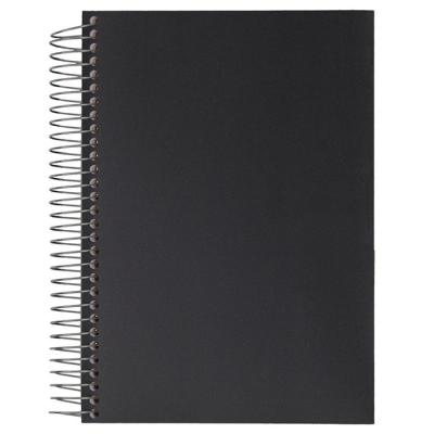 China Office Supply Spiral Notebook 1 Subject Spiral College Ruled 100 Sheets Size Personal Black Paper 7