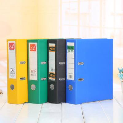 China A4 Inch Lever Arch Folder 2 Holes Metal Clip Folder Office Stationery Office Lever Arch File Box 3 Holes For Document for sale