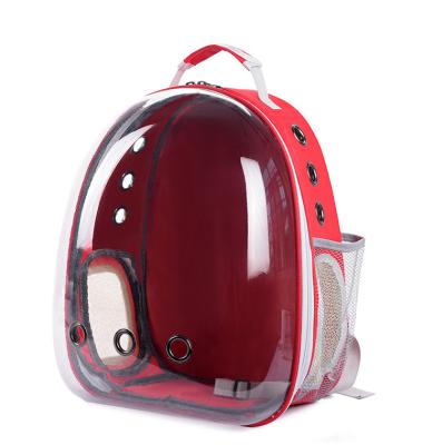 China Waterproof Outdoor Travel Style Warm Pet Bag Cat And Dog Go Out Backpack Convenient Transparent Capsule Super Breathable Pet Bag for sale