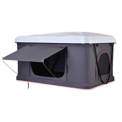 China Straight Tying Type Outdoor Car Roof Tent Box For Suv Camping Roof Top Tent Hard Top Shell for sale