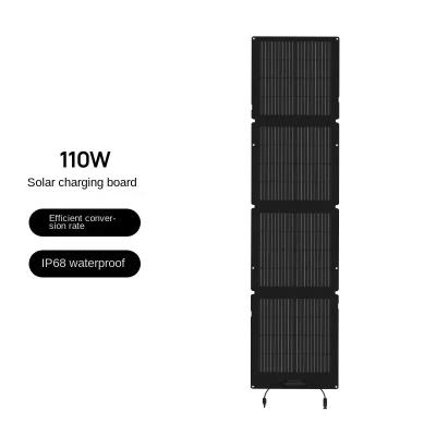 China New Design Flexible Solar Panels 110W Sun Power Camping Portable Outdoor Foldable Solar Panel for sale