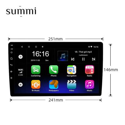 China SDK Bes-7043 10inch factory supply android9 car radio multimedia navigation player support for sale