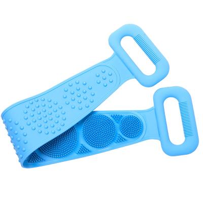 China EXFOLIATE Silicone Back Scrubber For Shower 2020 Updated Silicone Bath Body Brush Exfoliating Bath Product for sale