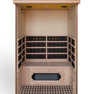 China Computer control panel sauna room sweat tank single and double far bathroom sweat room for sale