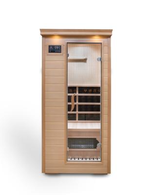 China 2021 Computer Sauna Home Beauty Detox Sauna Popular Room Eco-friendly Wooden Hemlock Sauna Solid Wood Boiling Water Bath Korea Japan Infrared Far for sale