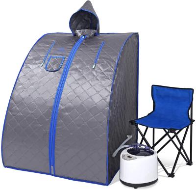 China Modern Portable Steam Sauna For Spa Home Lightweight Personal Sauna Steam Generator Tent With Remote Control Indoor Steam Bath for sale