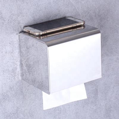 China Home.Hotel.Bathroom.Shower Room Home or Hotel Bathroom Tissue Box Holder Wall Mounted Tissue Paper Box/Tissue Box/Stainless Steel for sale