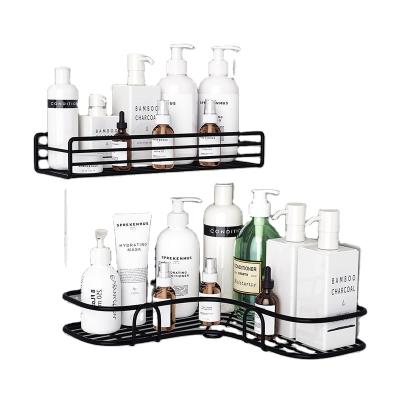 China Bathroom Sustainable Rack Wall Mounted Storage Rack Bath Ware Storage Basket for sale