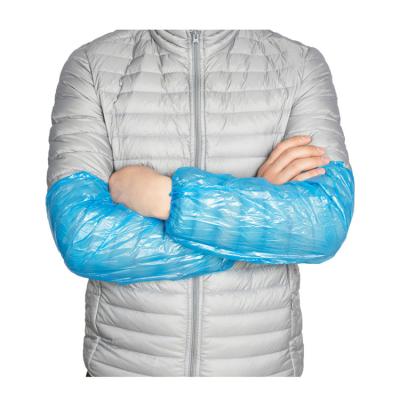 China Eco-friendly Pattern LDPE Arm Cover Waterproof Polyethylene Plastic Disposable Pe Oversleeve for sale