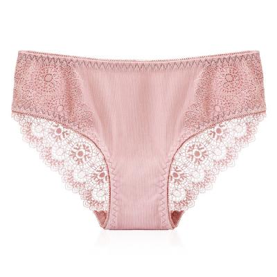 China BEIZHI Cotton Women Panties Mid-waist Lace Antibacterial High Quality Sexy Ladies Panties for sale