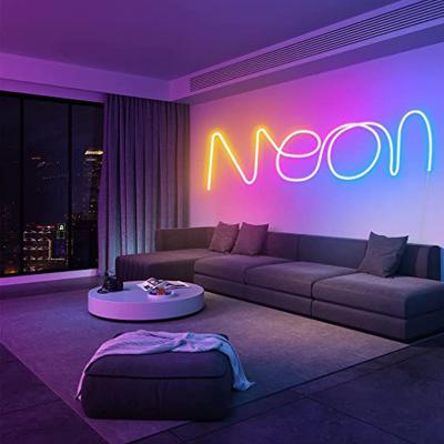 China Residential Custom Rgbic Smart Flex Light Strip Silicone Flexible Smart led neon rope lights for decor. for sale