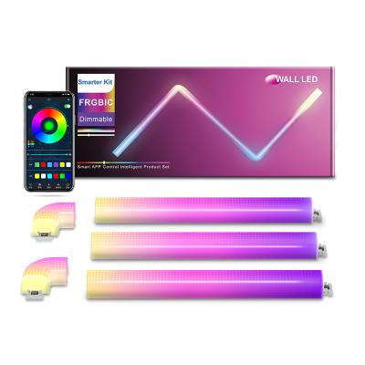 China Modern Multicolor Dynamic Music Decor Wifi Smart Ambience Led Sliding Wall Strip Light. for sale