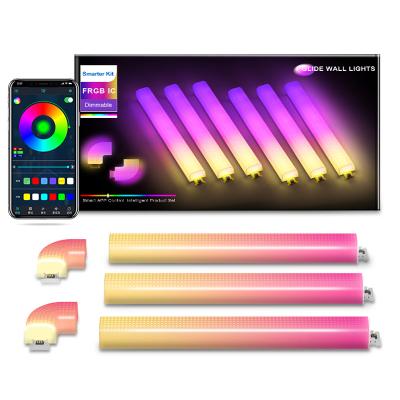 China Modern Dimmable Diy Music RGB Wall Light Led Ambient Lighting Line Glides Led Light Smart Sync. for sale