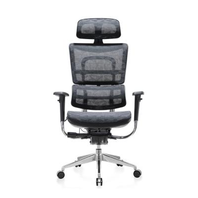 China (Size) Ergo Mesh Lumbar Support Adjustable Modern Ergonomic Chair With Sliding Office Seat for sale