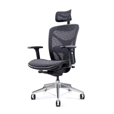 China (Height)Adjustable Armrest Executive Office Mesh Executive High Back Ergonomic Chair for sale