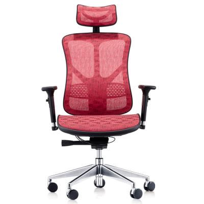 China Wholesale Modern Comfortable Adjustable Ergonomic Computer Desk Furniture High Back (Waist) Mesh Chair for sale