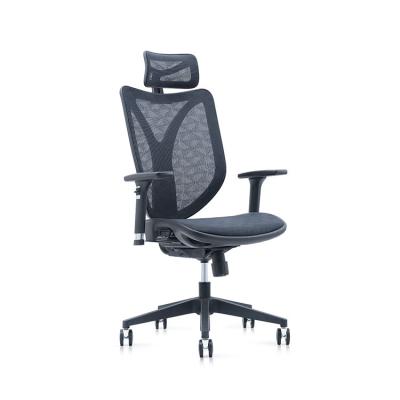 China Wholesale Adjustable (Height) Modern Executive Ergonomic Chair Mesh For Office Room With 2D Headrest for sale