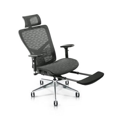 China Best Quality Adjustable Mid Back Mesh Ergonomic Chair (Height) With Footrest for sale