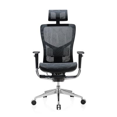 China (Height)Adjustable High End Comfortable Executive Ergonomic High Back Office Chair With Adjustable Headrest for sale