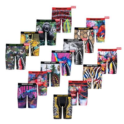 China 2023 ethikaed underwear briefs men ethikaes boxers shorts by custom logo anti-static polyester lingerie for sale