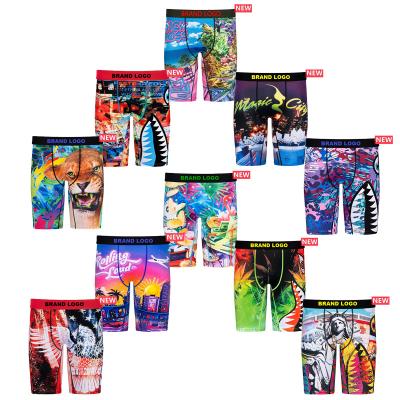 China Antistatic OEM printed trunks boys ethikaed boxer shorts briefs ethikas underwear men custom logo for sale