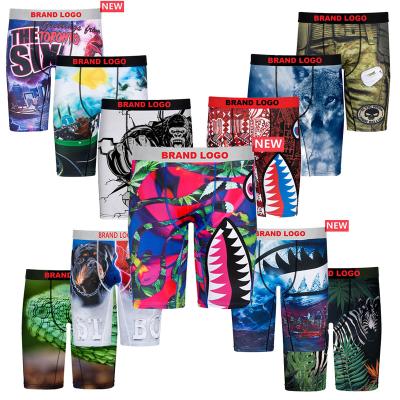 China Anti-Static Polyester Printing Design Custom Underwear Boxer Briefs Man Ropa Para Inner Hombre for sale