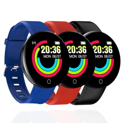 China Rubber D18 FD68S Smartwatch Fitness Tracker Watches Smart Watch Men Women Blood Pressure Step Stopwatch For IOS Android Smart Wristband for sale